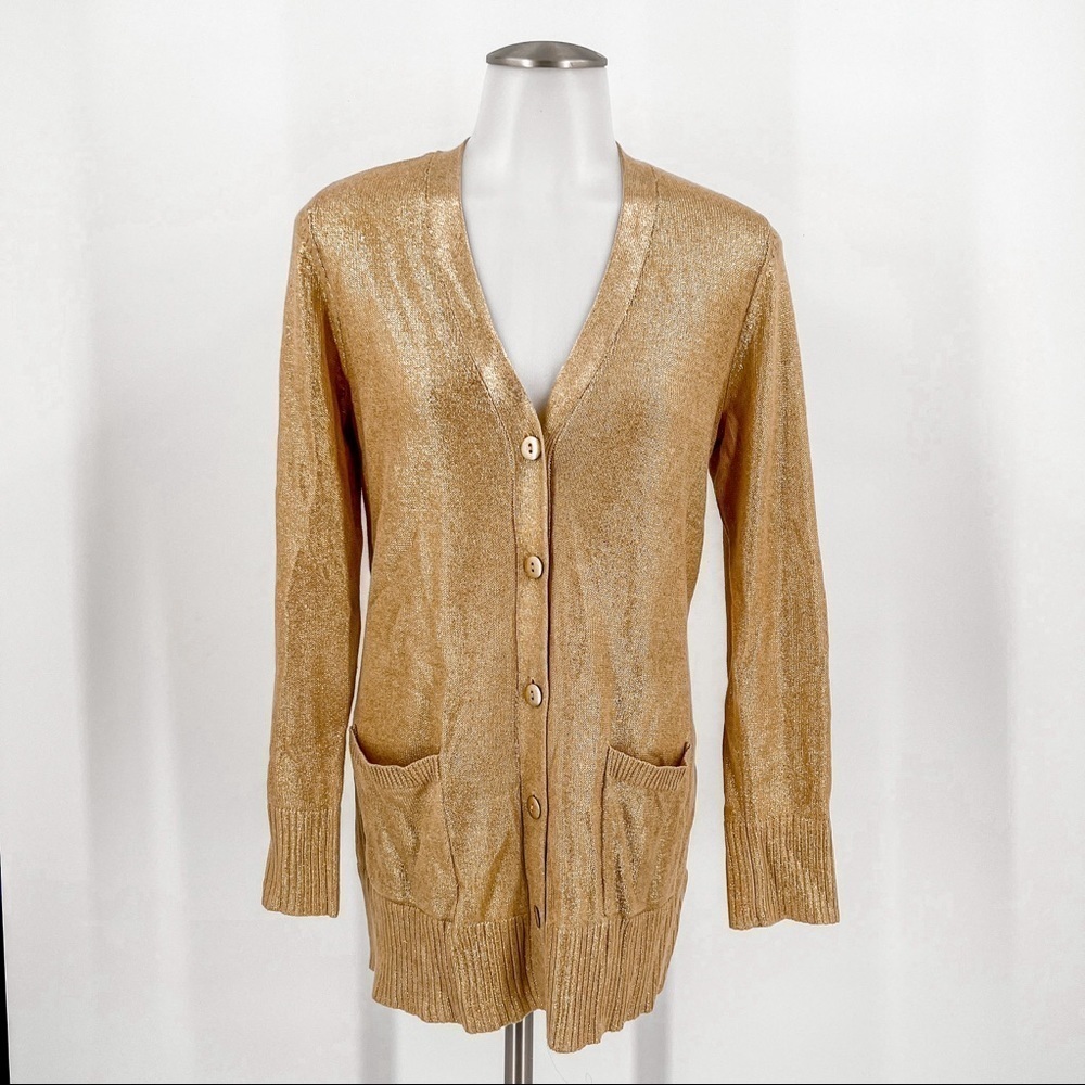 Gold Chico's Cardigan